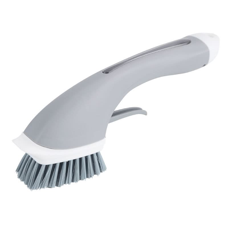Long-Handle Dishwashing Brush with Soap Dispenser