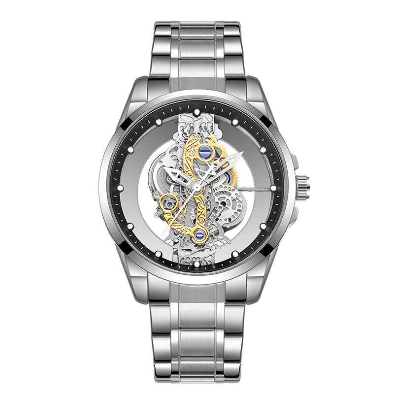 TPW Elegant Men's Quartz Watch – Durable Steel Strap