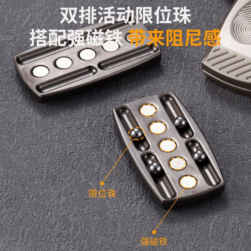 Magnetic Metal Fidget Spinner Coin – EDC Gyroscope Decompression Toy for Kids & Adults