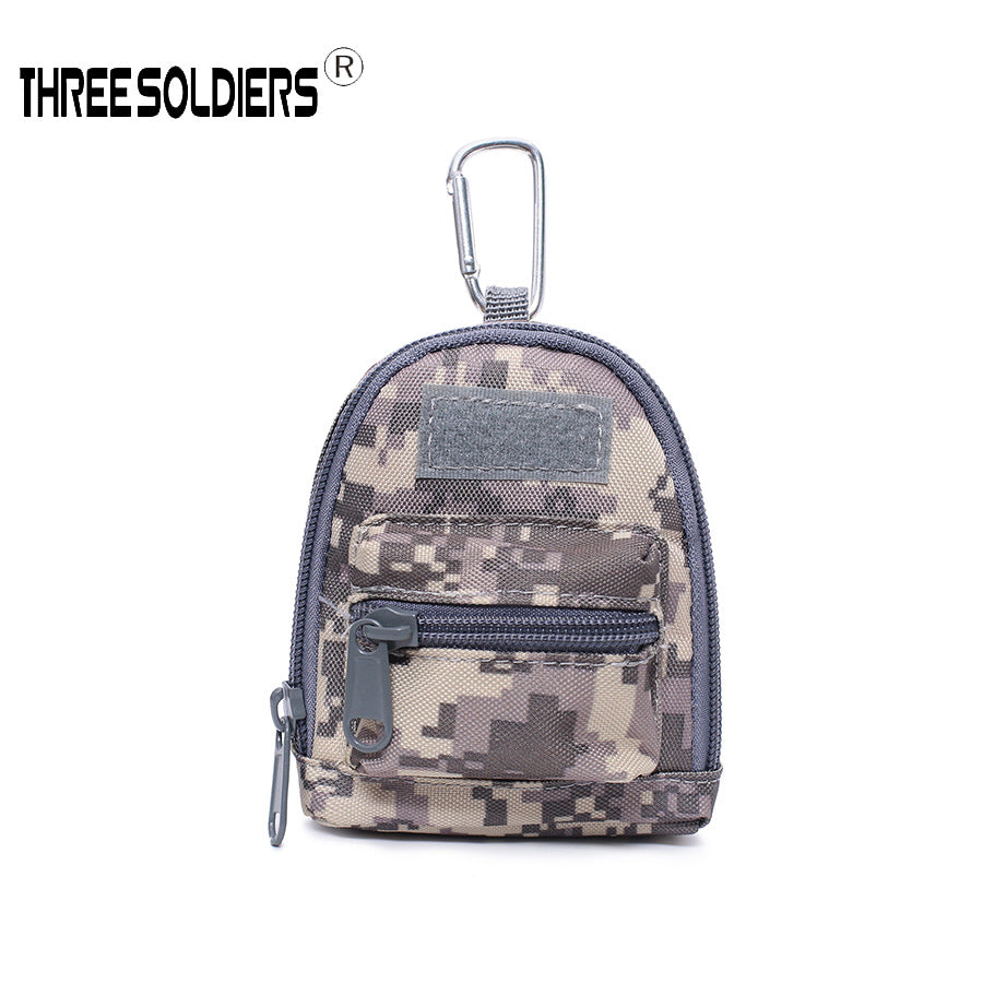 Mini Tactical Backpack Keychain – Multi-Purpose Oxford Storage Pouch
