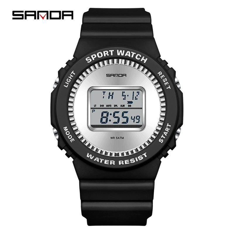 SANDA Multifunctional Digital Sports Watch – Waterproof Luminous Watch with Countdown
