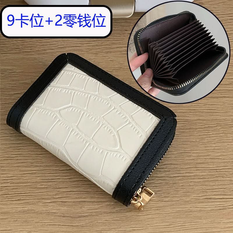Large Capacity Crocodile Pattern Card Holder