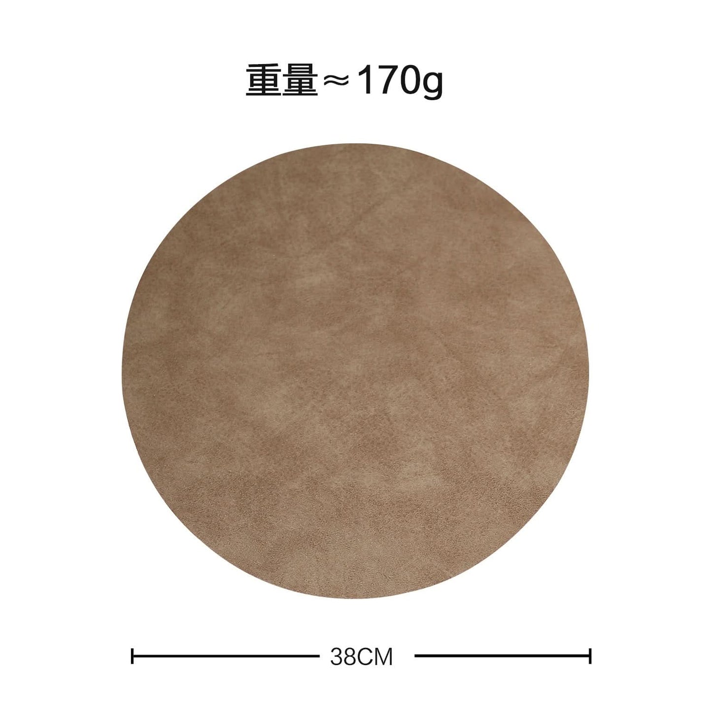 Nordic Style Leather Placemats & Coasters