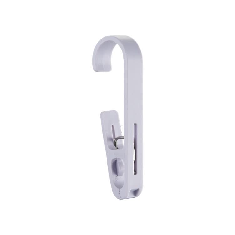 Pack of 6 Modern Rotating Clip Hooks for Bathroom & Balcony