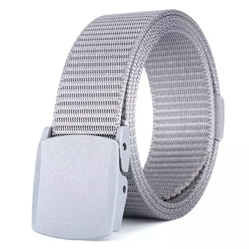 Men’s Nylon Belt with Plastic Buckle – Adjustable Military Training Belt