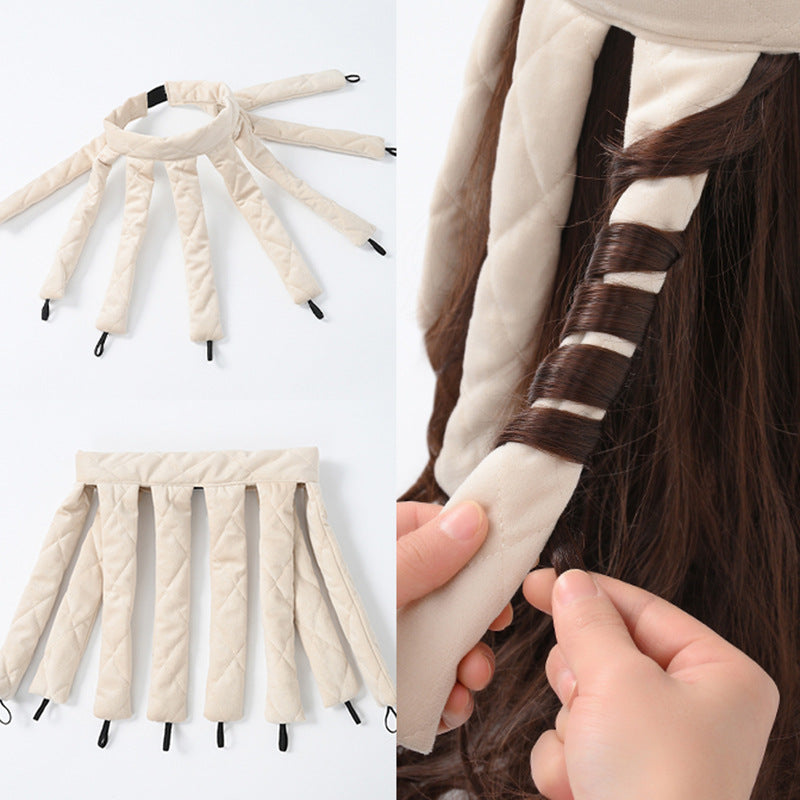 Heatless Curling Headband – Octopus Hair Curler for Lazy Styling for Overnight Curls