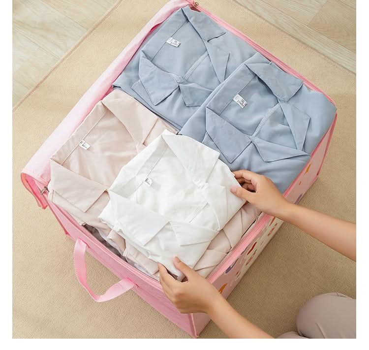 Non-Woven Baby Clothes & Quilt Storage Bag