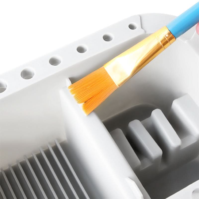 3-in-1 Paint Brush Cleaning Bucket Set – Multi-Purpose Palette
