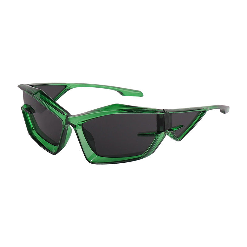 [Metro Spider] Tech Geometric Sunglasses