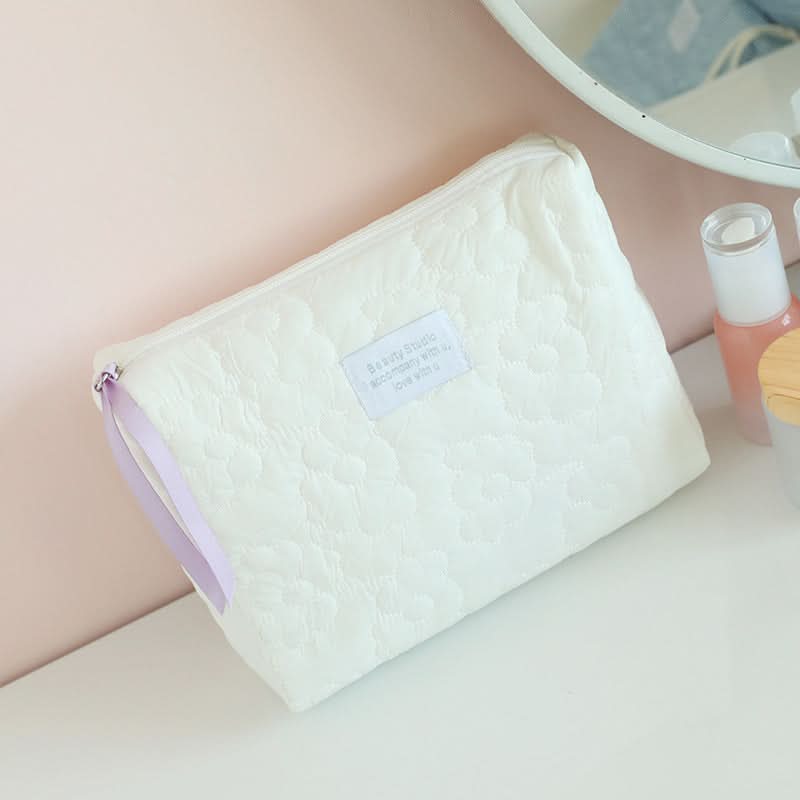 Medium Rectangular Cosmetic Bag for Travel
