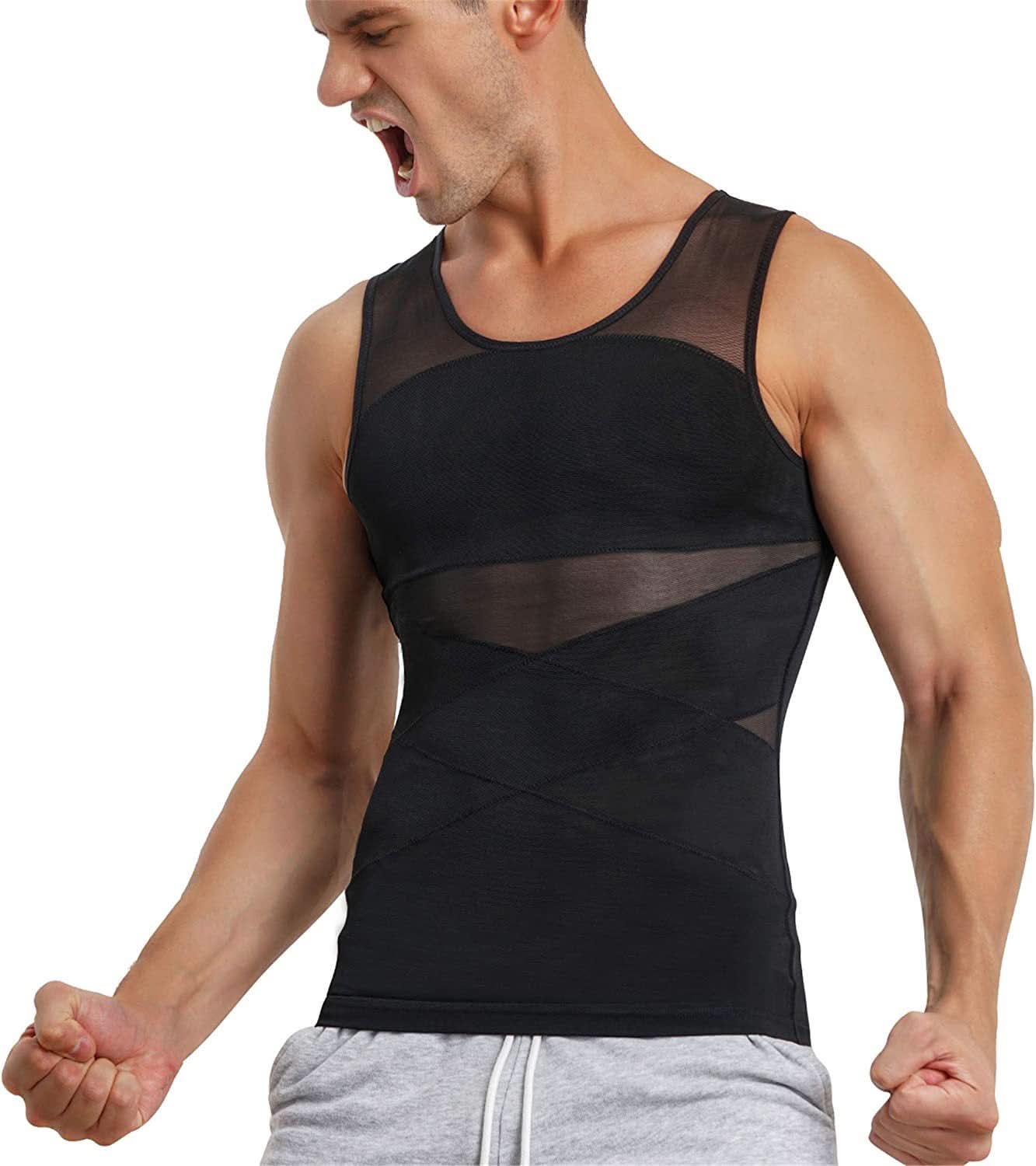 Men's Mesh Body Shaping Compression Vest