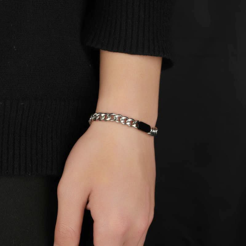 Trendy Titanium Steel Cuban Link Bracelet – Unisex