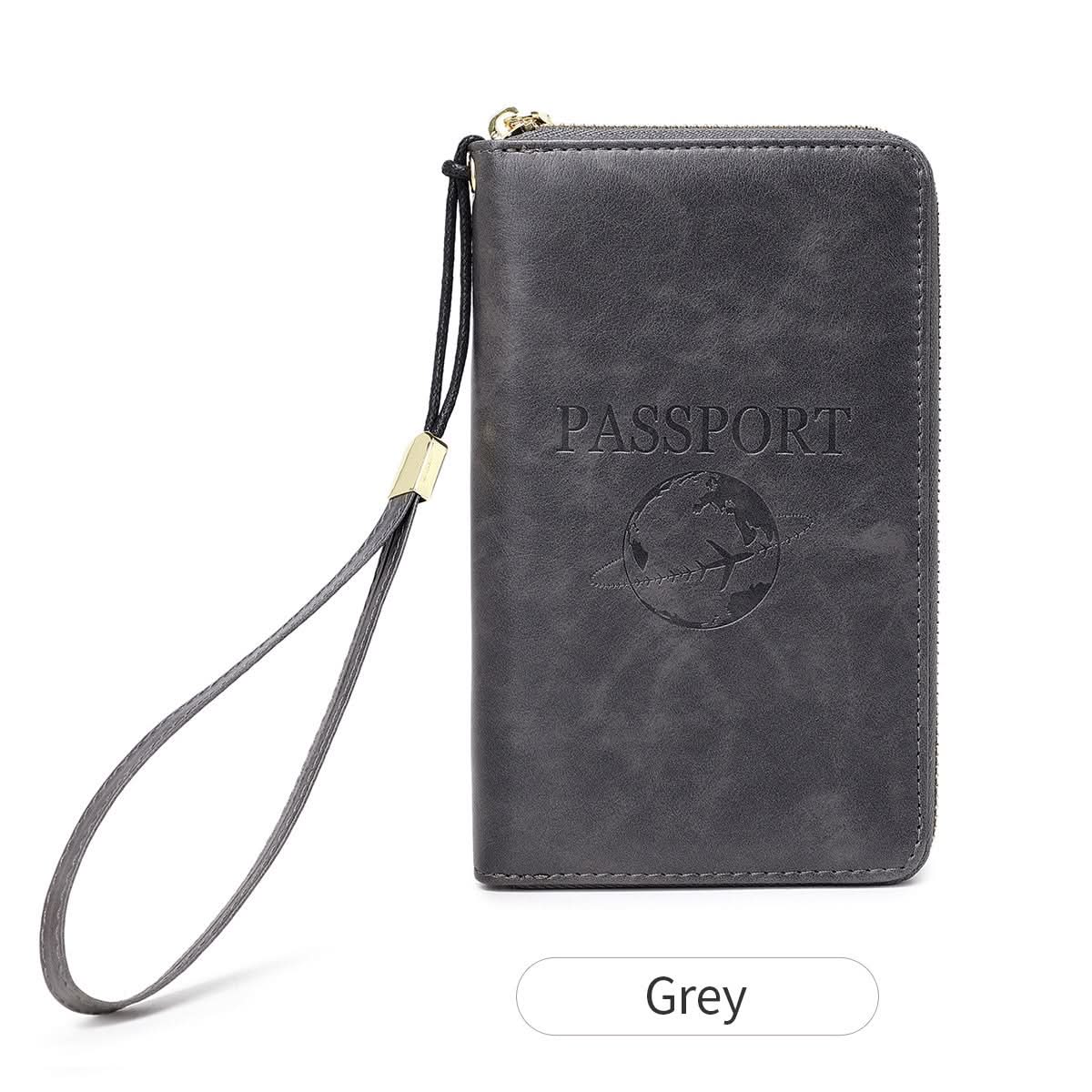 RFID Blocking Passport Holder – Waterproof Travel Wallet With Multi-Card Storage