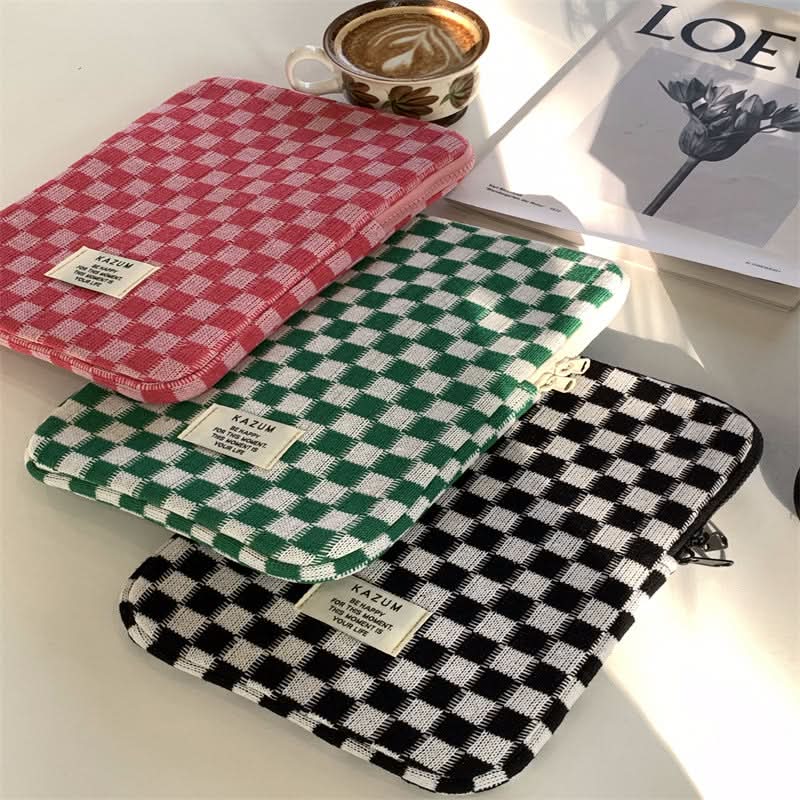 Checkerboard Laptop Tablet Bag 11 Inch