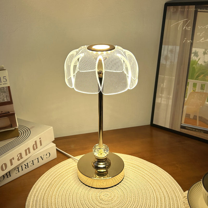 Starry Sky LED Table Lamp – Dimmable Acrylic Night Light for Bedroom
