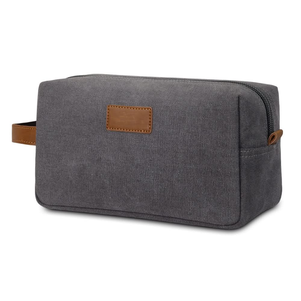 Retro Waterproof Toiletry Bag - Canvas Travel Handbag