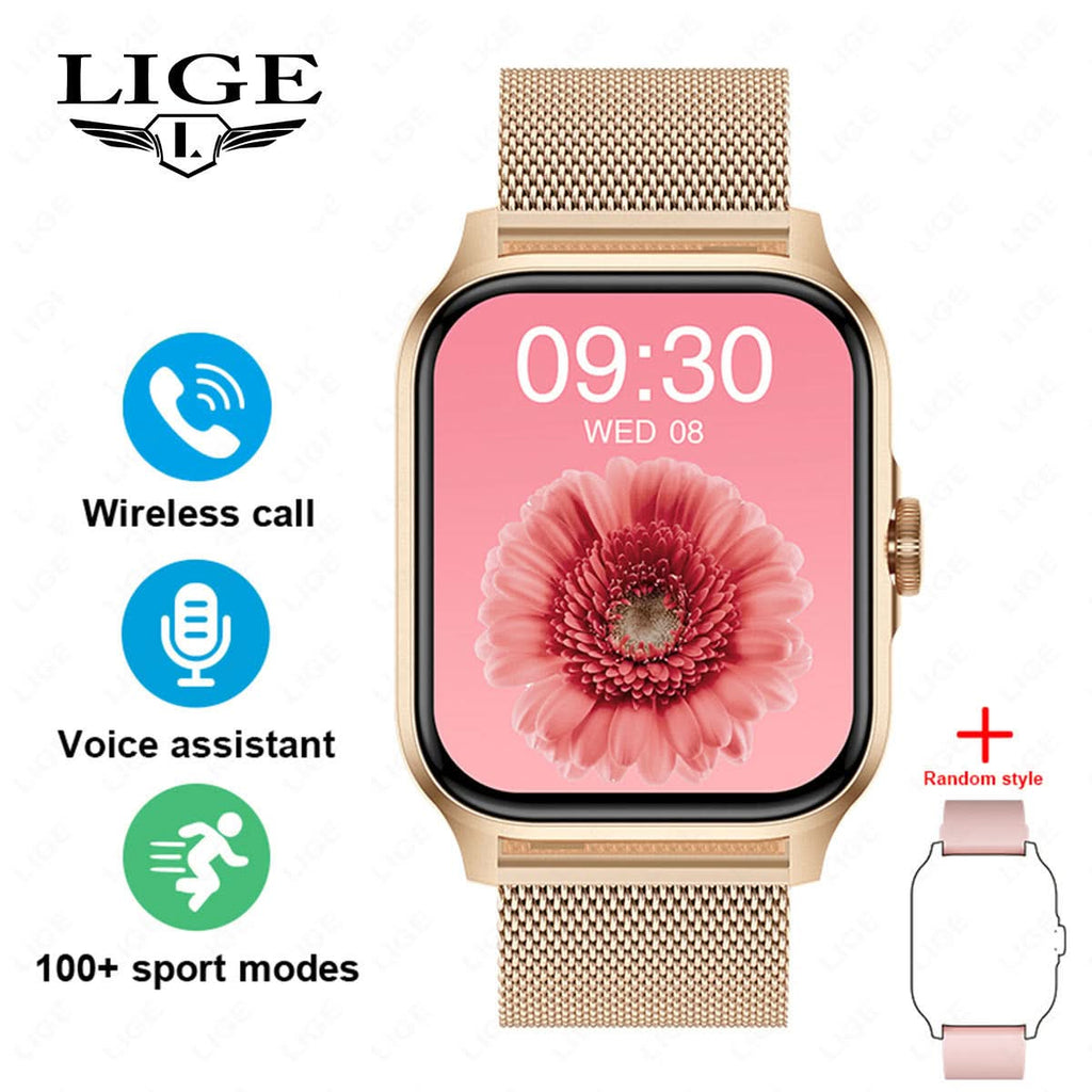 Smart Watch for Men & Women – Bluetooth Call, Health Monitor, Fitness Tracker