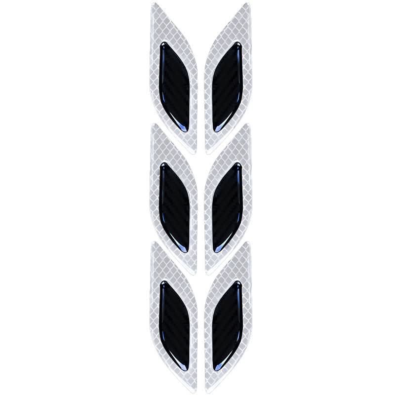 Carbon Fiber Car Fender Reflective Strips – Anti-Scratch & Anti-Collision Body Stickers