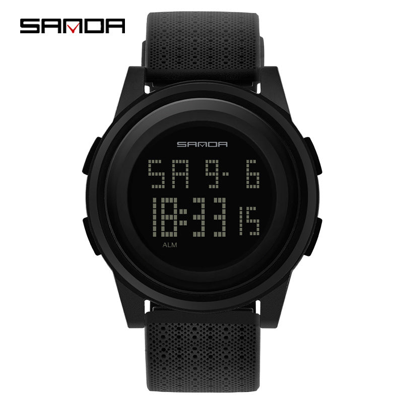 Sanda Sports Digital Watch – Waterproof Luminous Shockproof Unisex Electronic Watch