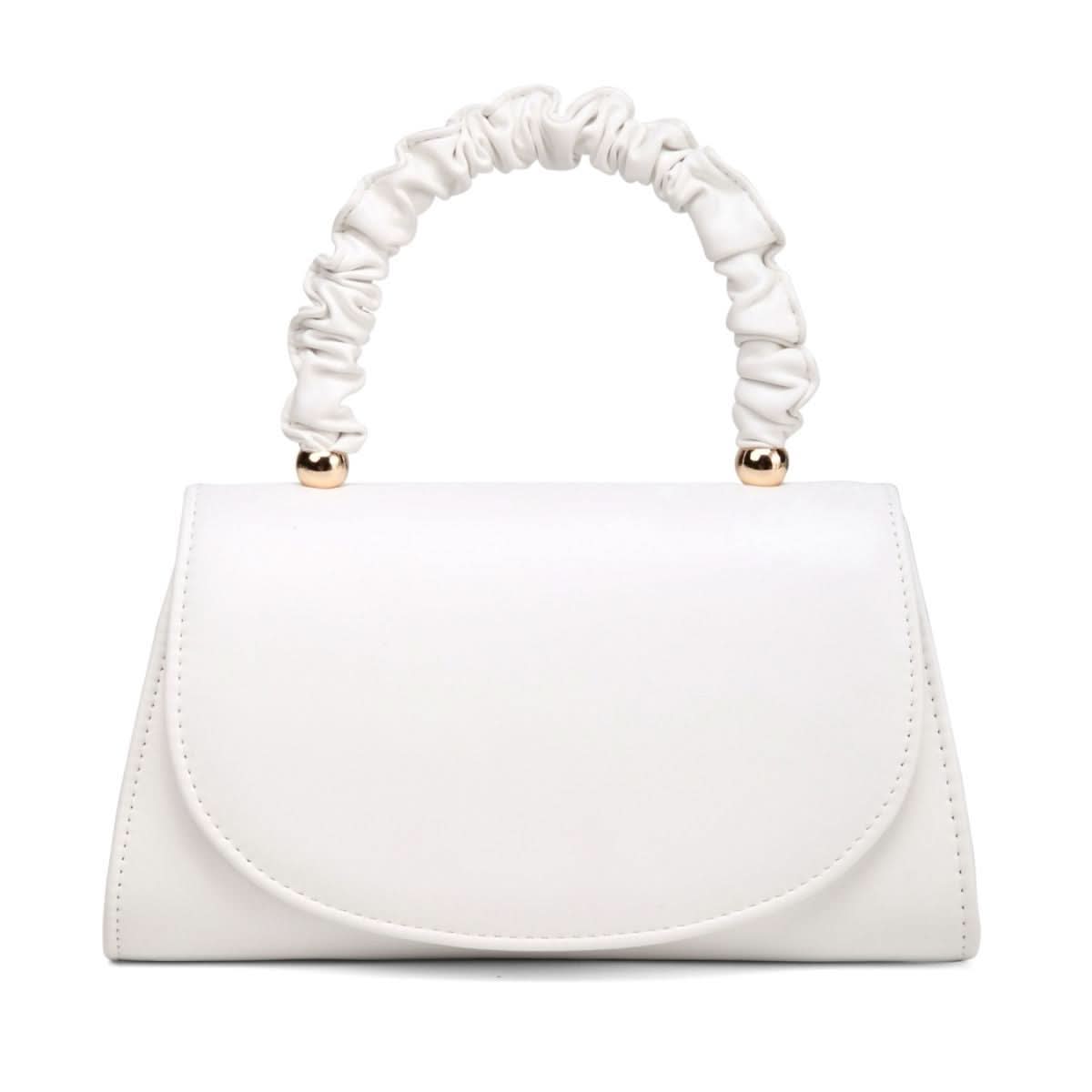 Women’s Fashion PU Hand Bag – White