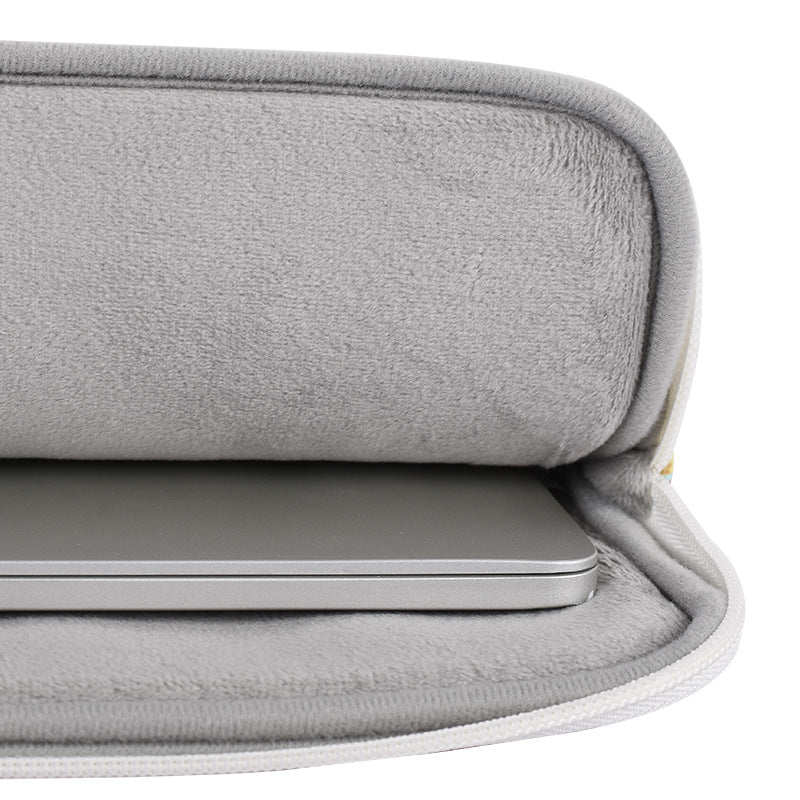 Floral Splash Laptop Sleeve – Shock-Resistant Polyester Case for 11–15" Devices