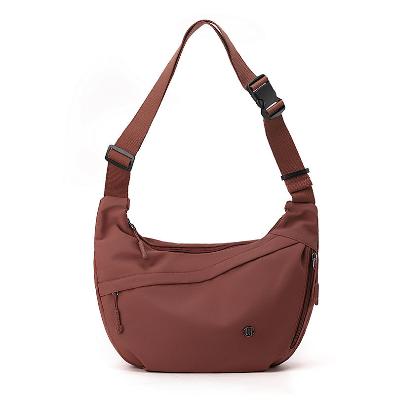 Nylon Crossbody Bag – Ultra-Light Dumpling Shoulder Purse for Women