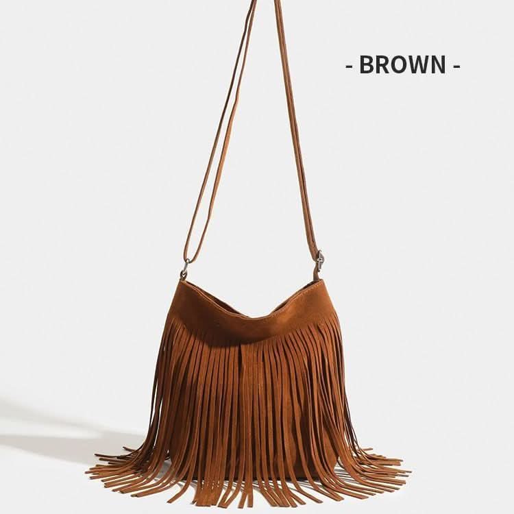 Trendy Tassel Shoulder Bag – Large-Capacity Korean Style Bag