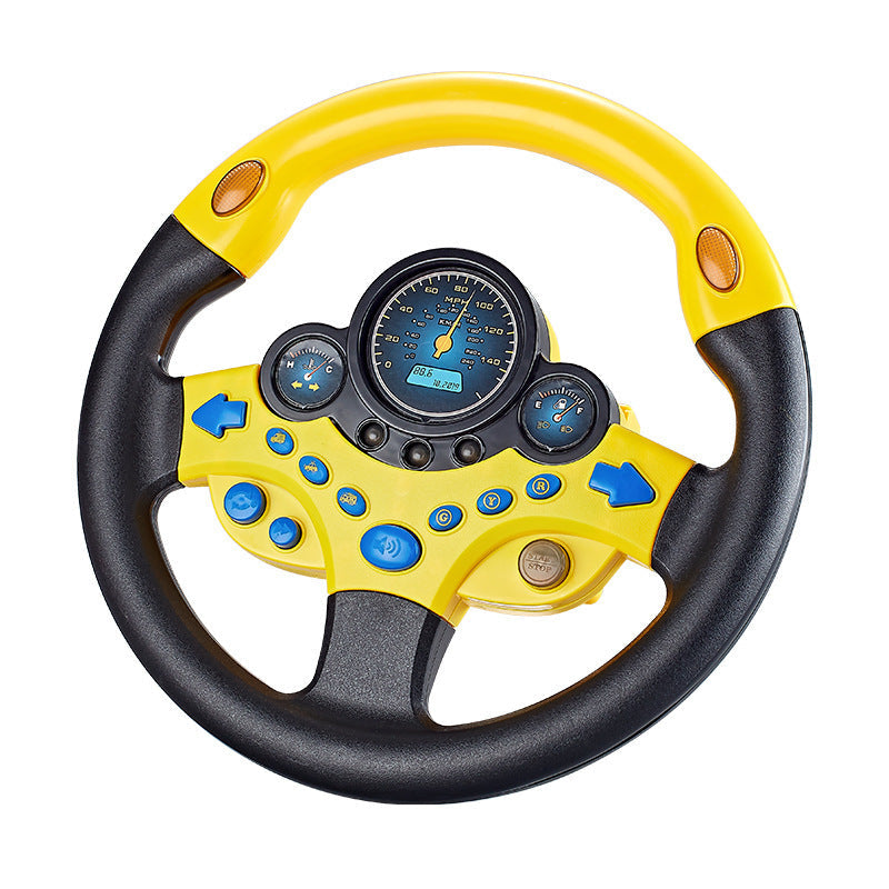 Interactive Baby Steering Wheel Toy with Lights & Sounds – Educational Car Simulator