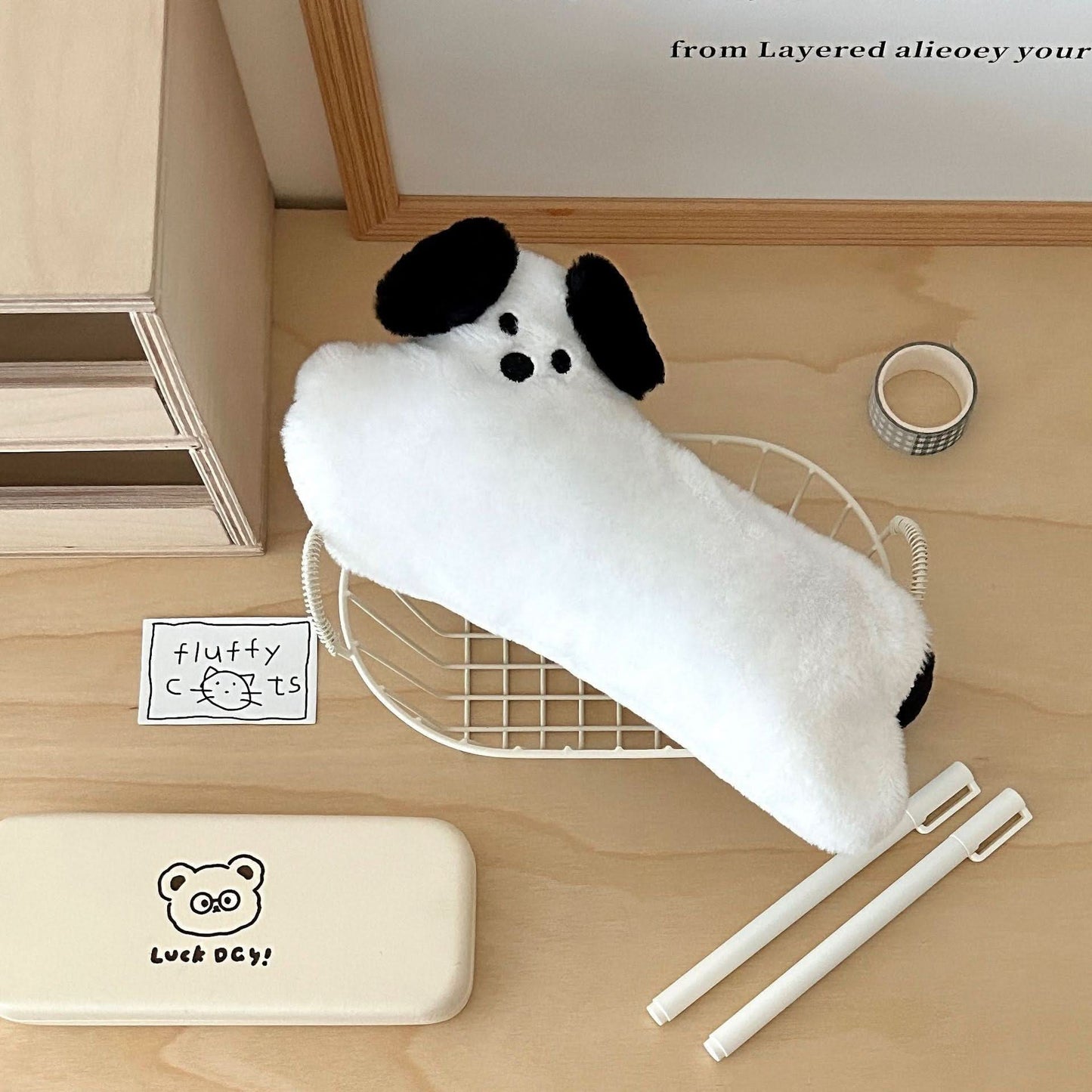 Cute Plush Animal Pencil Case for Kids