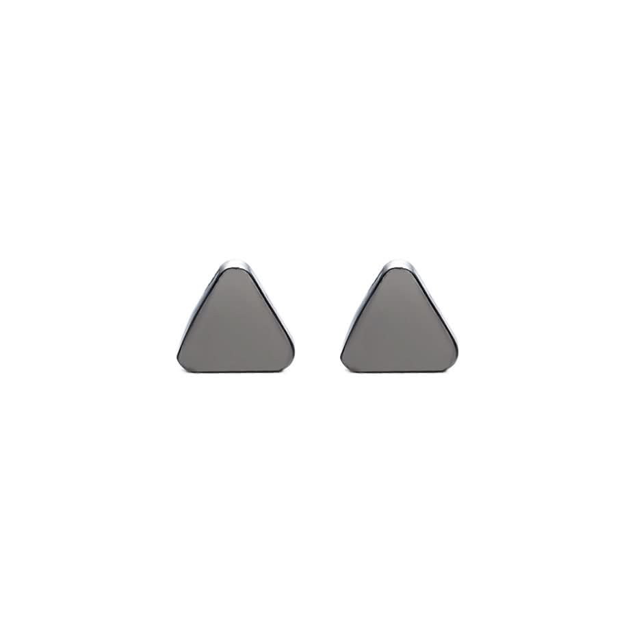 Men’s Magnetic Triangle Ear Clips – No-Piercing, Hip-Hop Style Jewelry