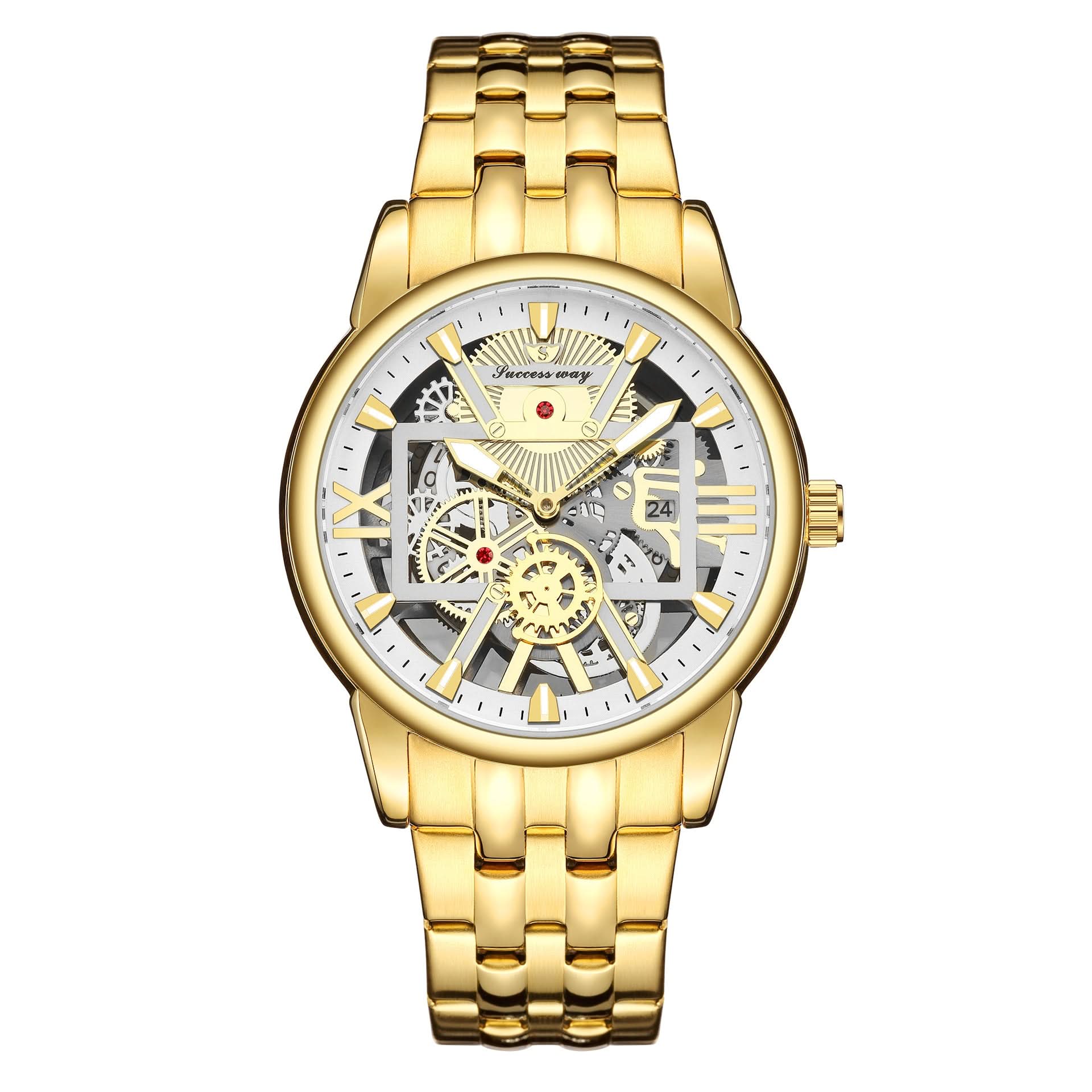 Men’s Quartz Calendar Watch – British Style, Alloy Strap, Fashion Pointer Dial