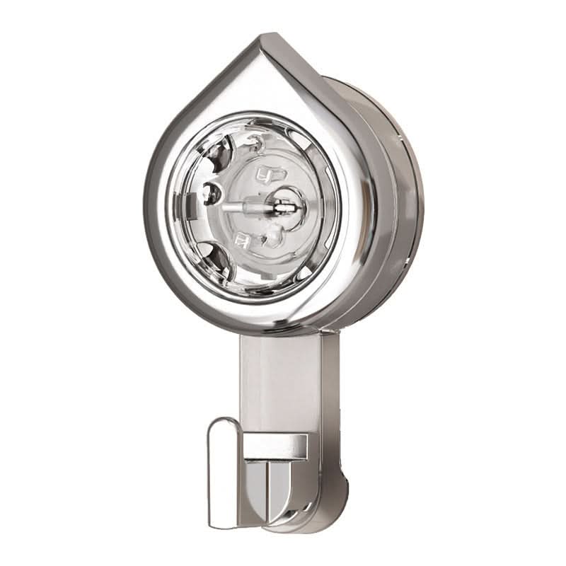 Punch-Free Rotating Suction Cup Hook - Adhesive Wall Hook for Bathroom