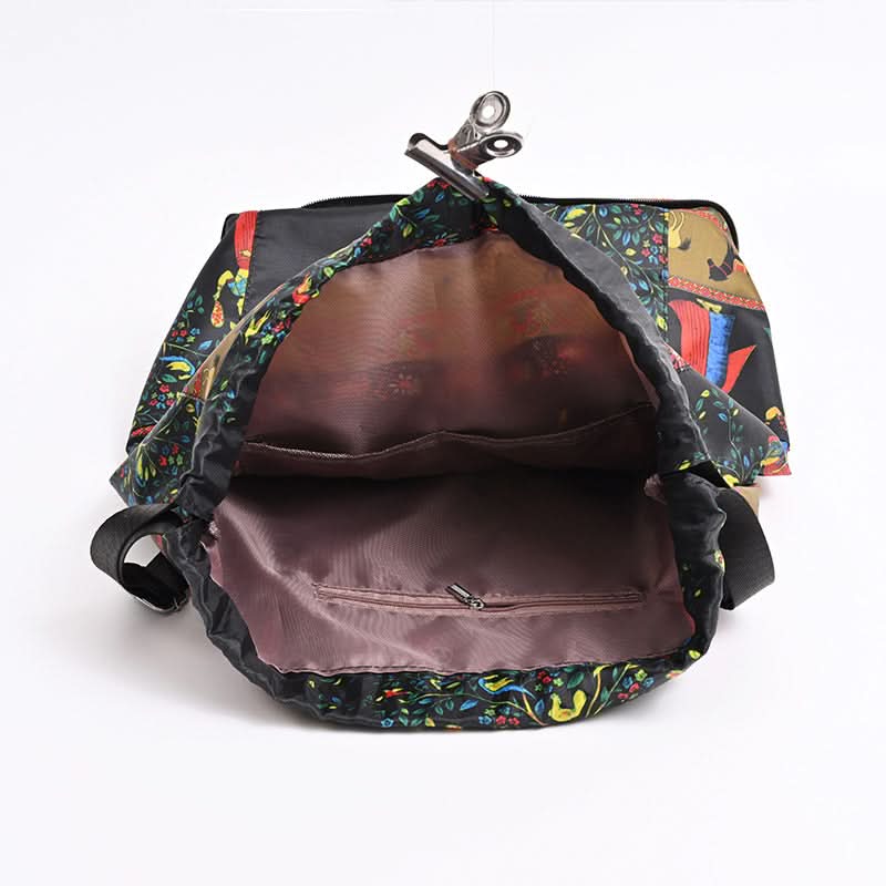 Unisex Foldable Gym Drawstring Backpack – For Travel & Outdoor Activities
