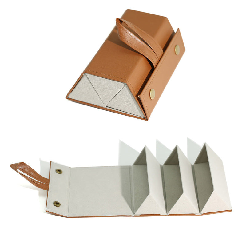 Foldable Sunglasses Storage Case – Multi-Grid Organizer for Eyeglasses & Sunglasses