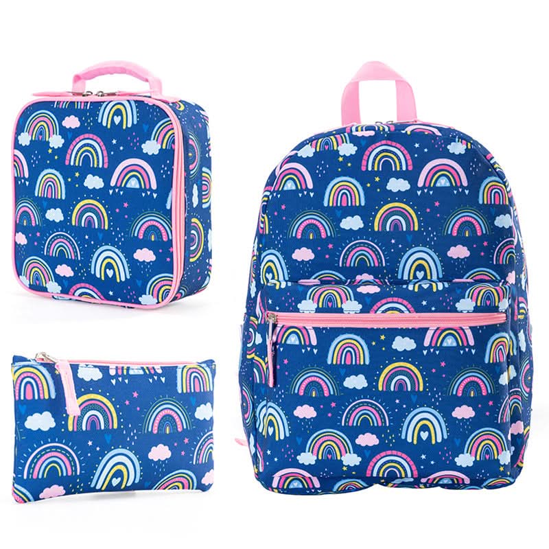 3-Piece Kids’ School Backpack Set – Large Capacity