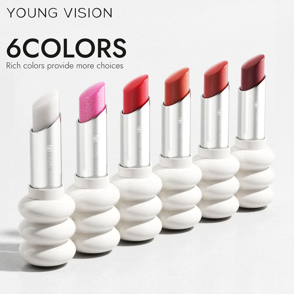YOUNG VISION Spiral Lipstick – Moisturizing, Glitter Finish, Nourishing Formula