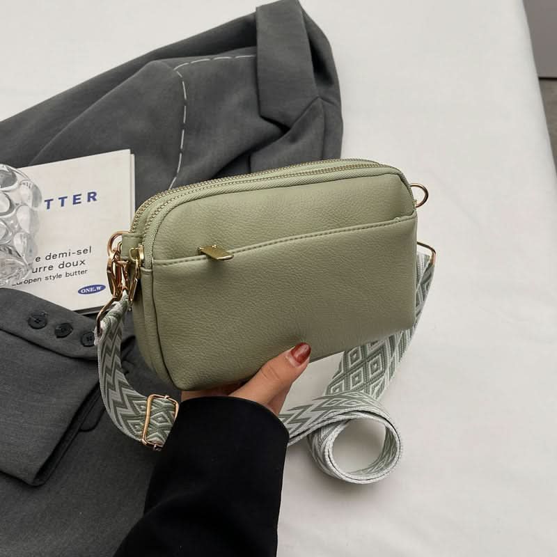 Women's Stylish Wide Strap Messenger Shoulder Bag