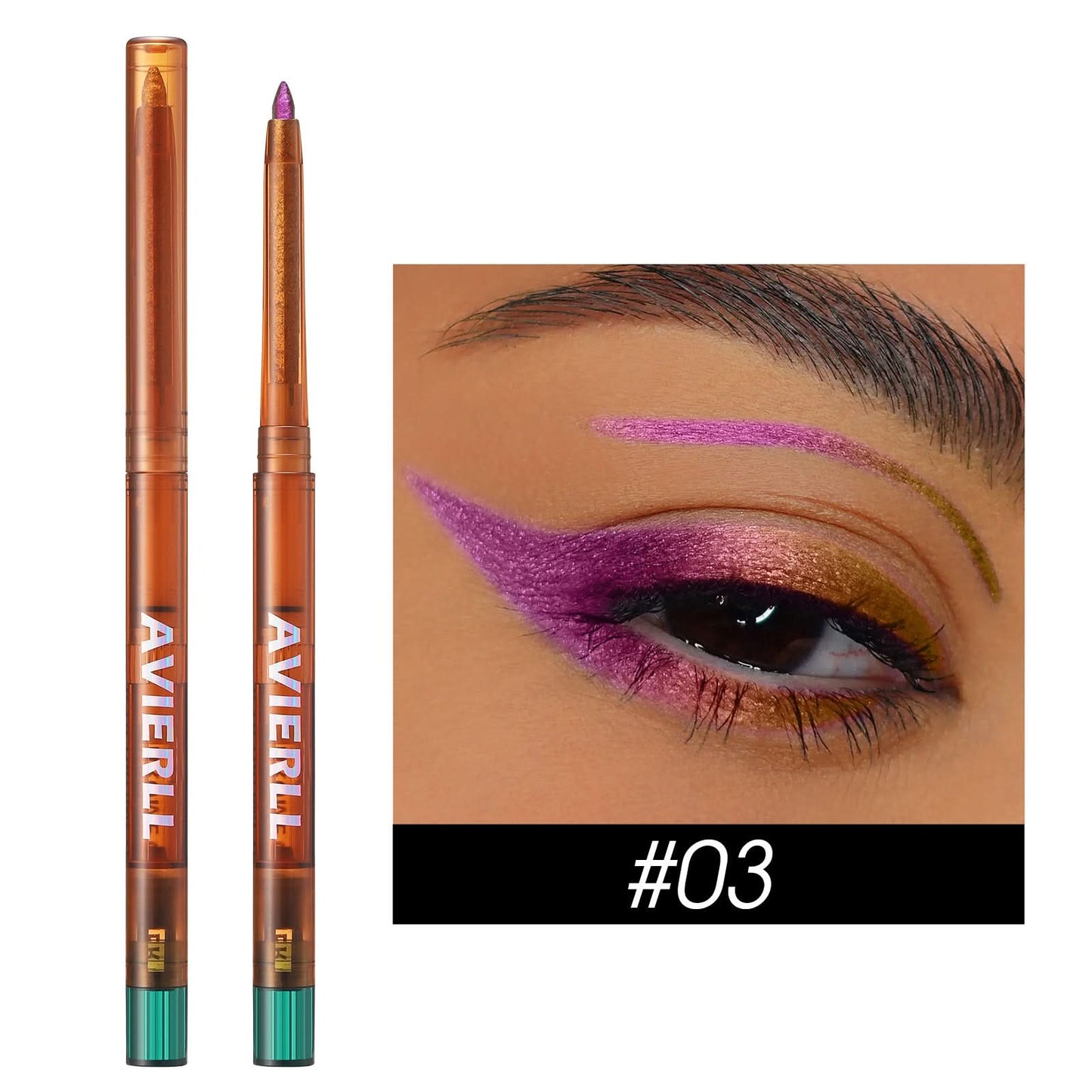 AVIERLL Chameleon Gel Eyeliner – Metallic, Color-Changing, Long-Lasting & Waterproof