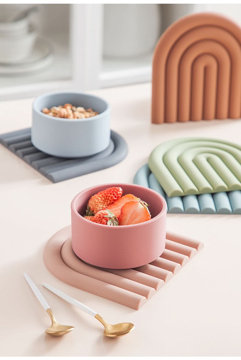 Rainbow Silicone Pot Mat & Insulation Pad