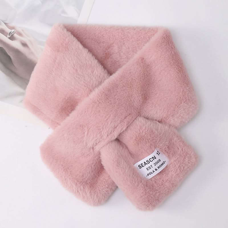 Women's Winter Fur Scarf – Korean Style Neck Warmer
