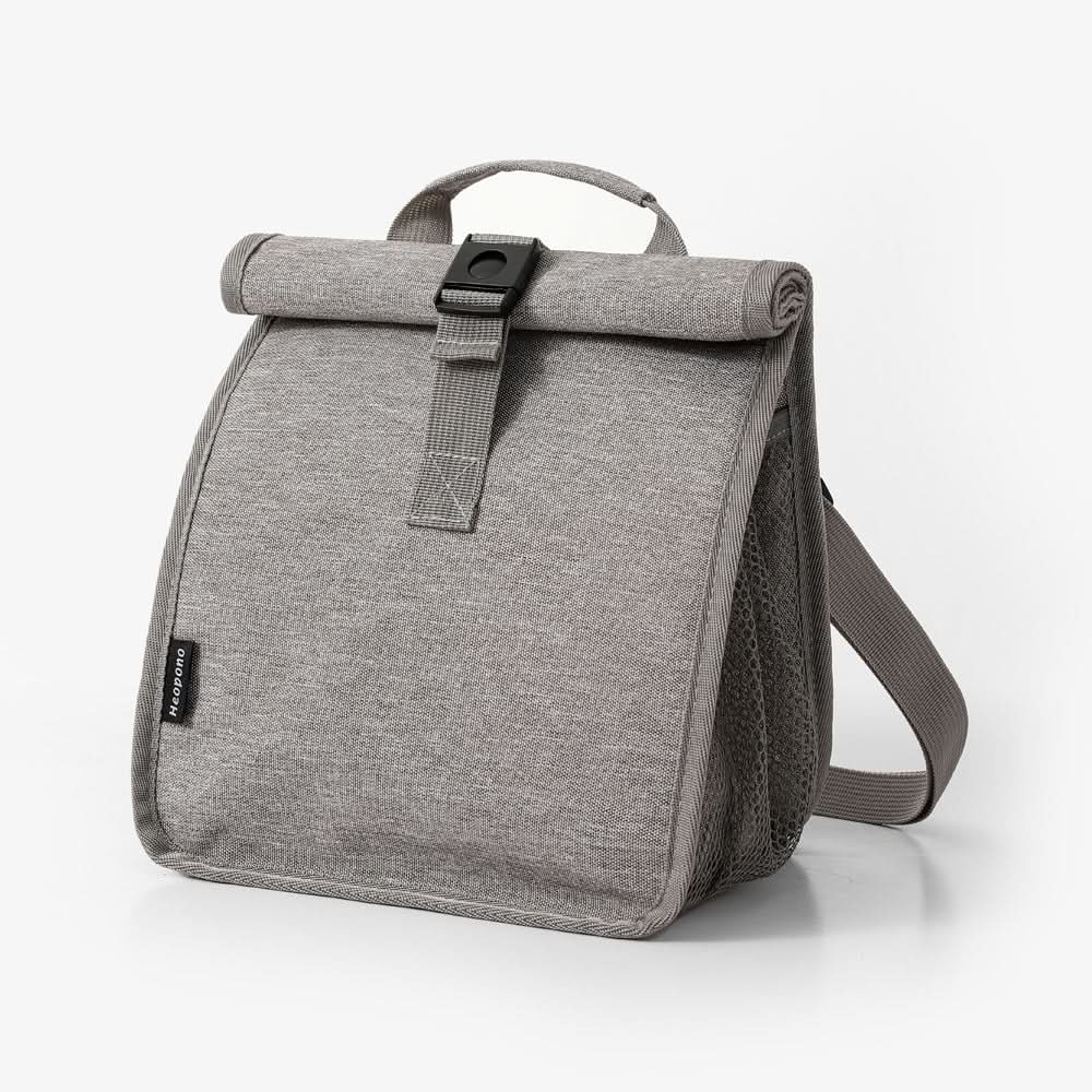 Kids Foldable Crossbody Lunch Bag – Insulated Oxford Cloth Sandwich Tote