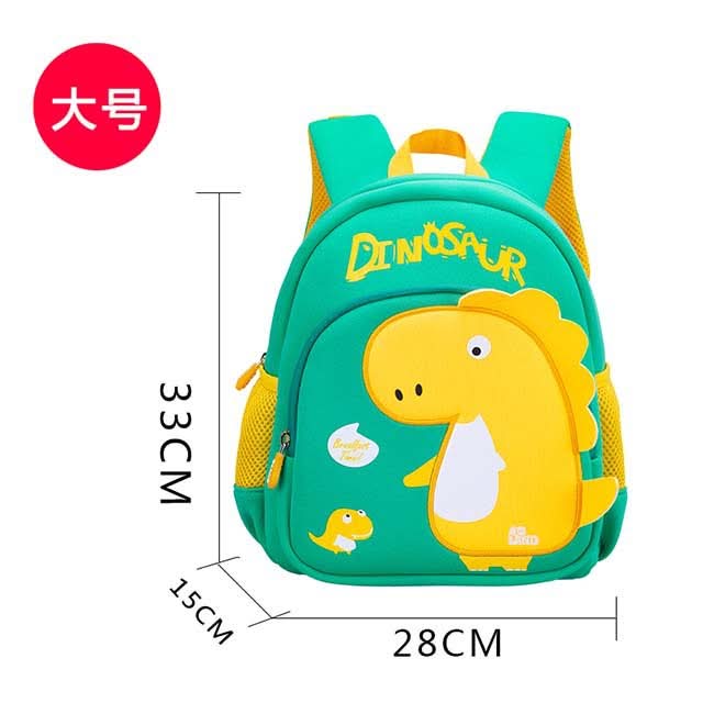 Cute Dinosaur Cartoon School Bag for Kids – Mini Backpack for Boys & Girls