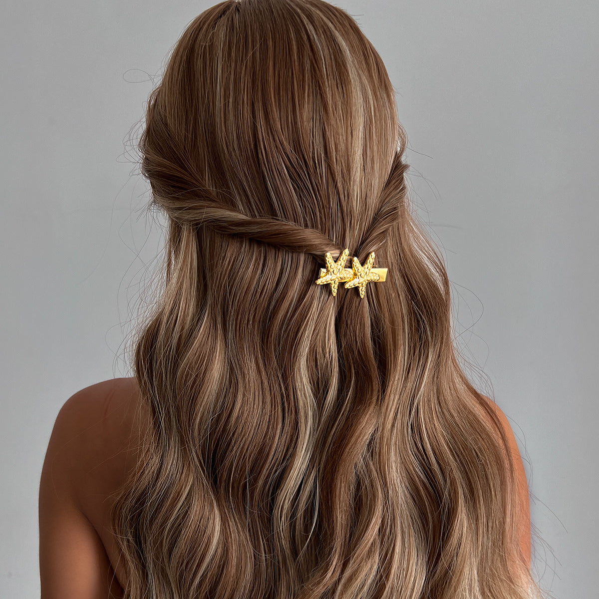 Alloy Decorative Hair Clips – Cute Bow & Heart Hair Accessories for Women