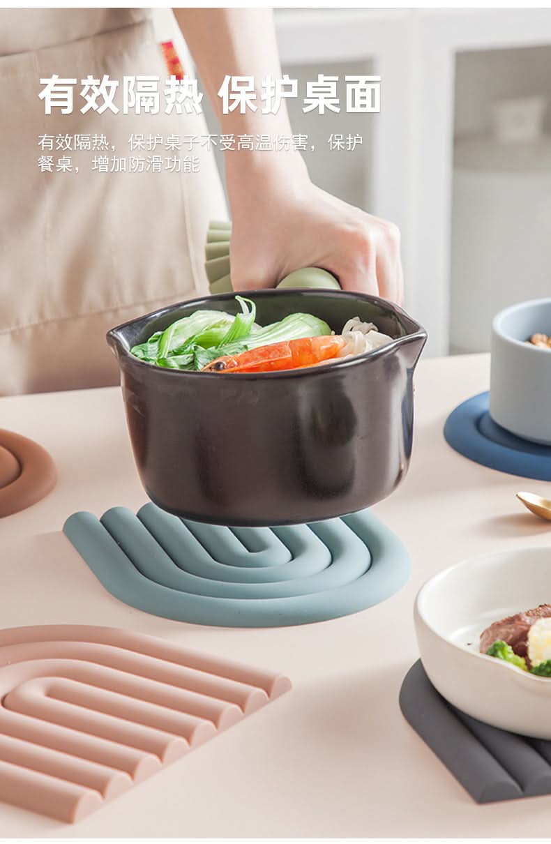 Rainbow Silicone Pot Mat & Insulation Pad
