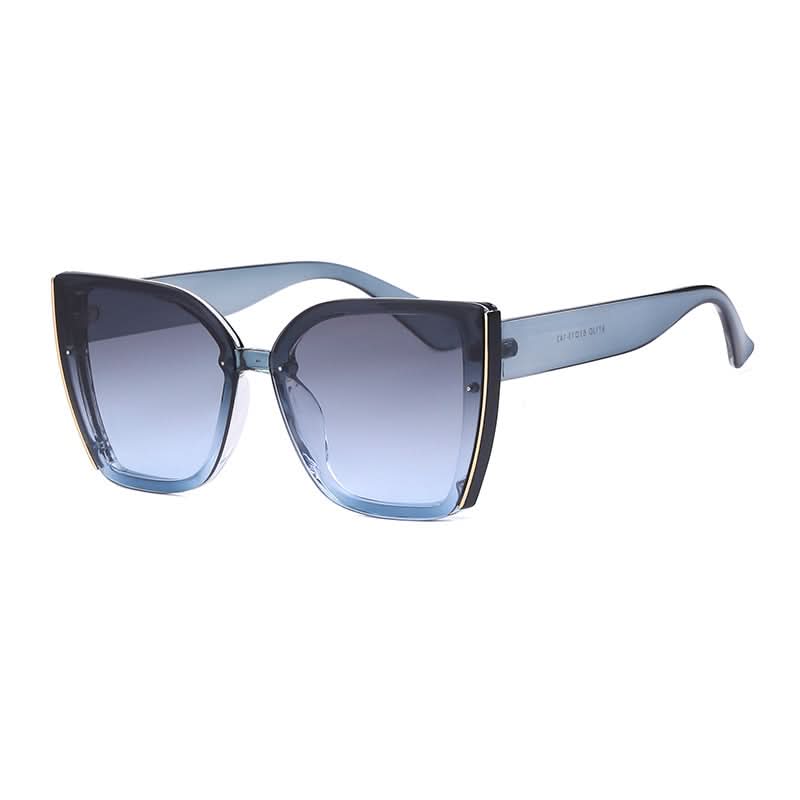 Trendy Cat-Eye Sunglasses for Women – Oversized UV Protection Fashion Shades