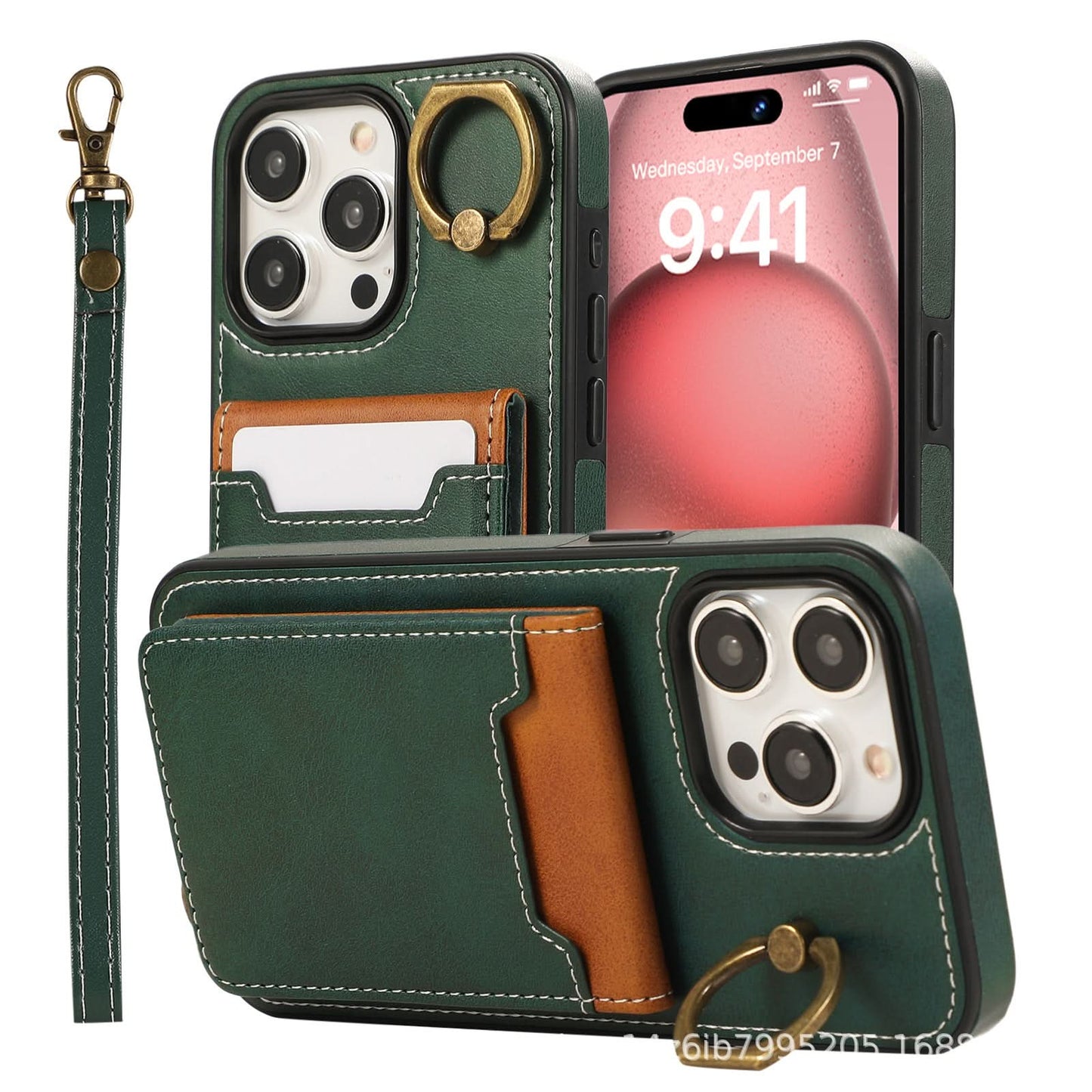 Multi-Function Leather Wallet Case for iPhone