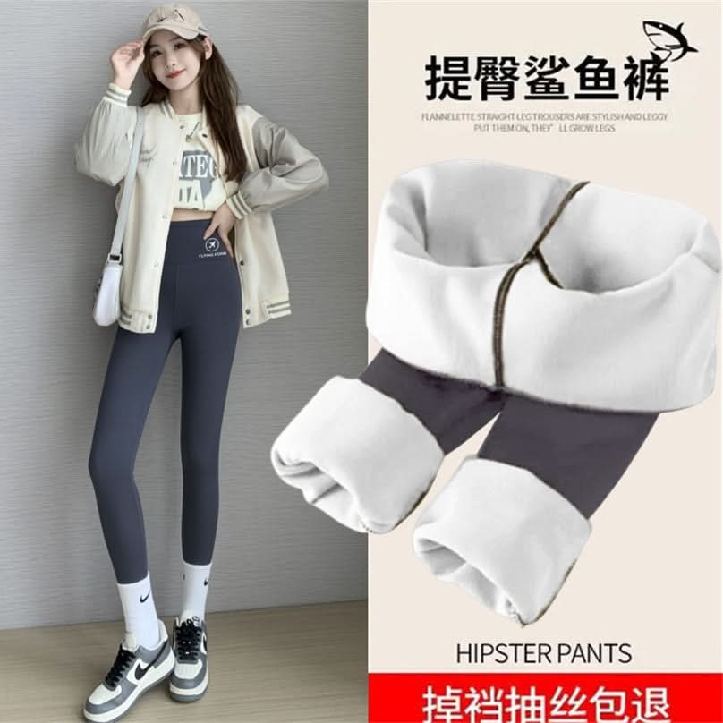 Women's Velvet High-Waist Winter Leggings