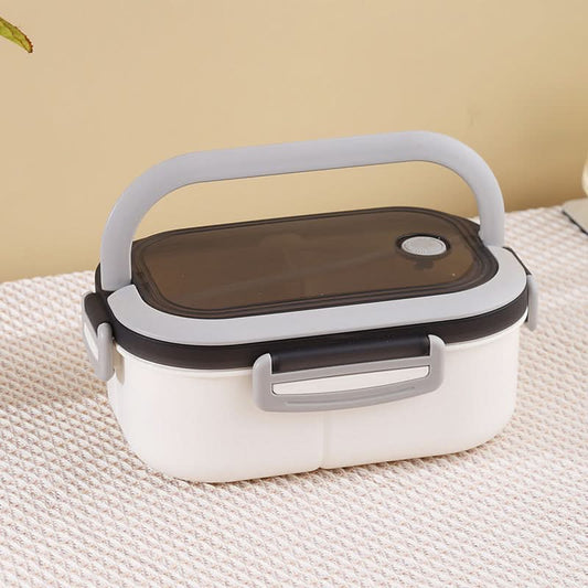 1200ml Bento Microwave-Safe Lunch Box – 3-Compartment Food Container