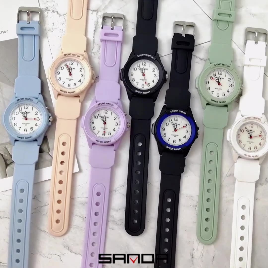 Sanda Luminous Sports Quartz Watch – Waterproof Outdoor Watch for Students & Adults