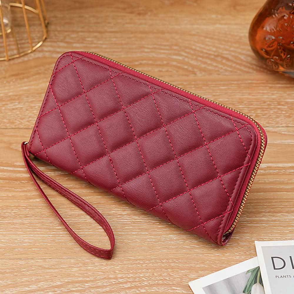 Women’s Wallet – Elegant Zipper Clutch Bag, Short & Long